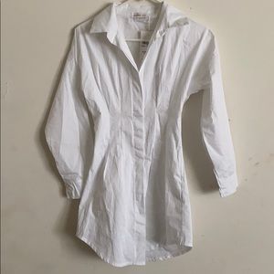 Long Sleeve Shirt Mini Dress